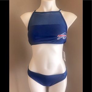 NWT Buffalo Bills Halter Bikini NFL Team Apparel M